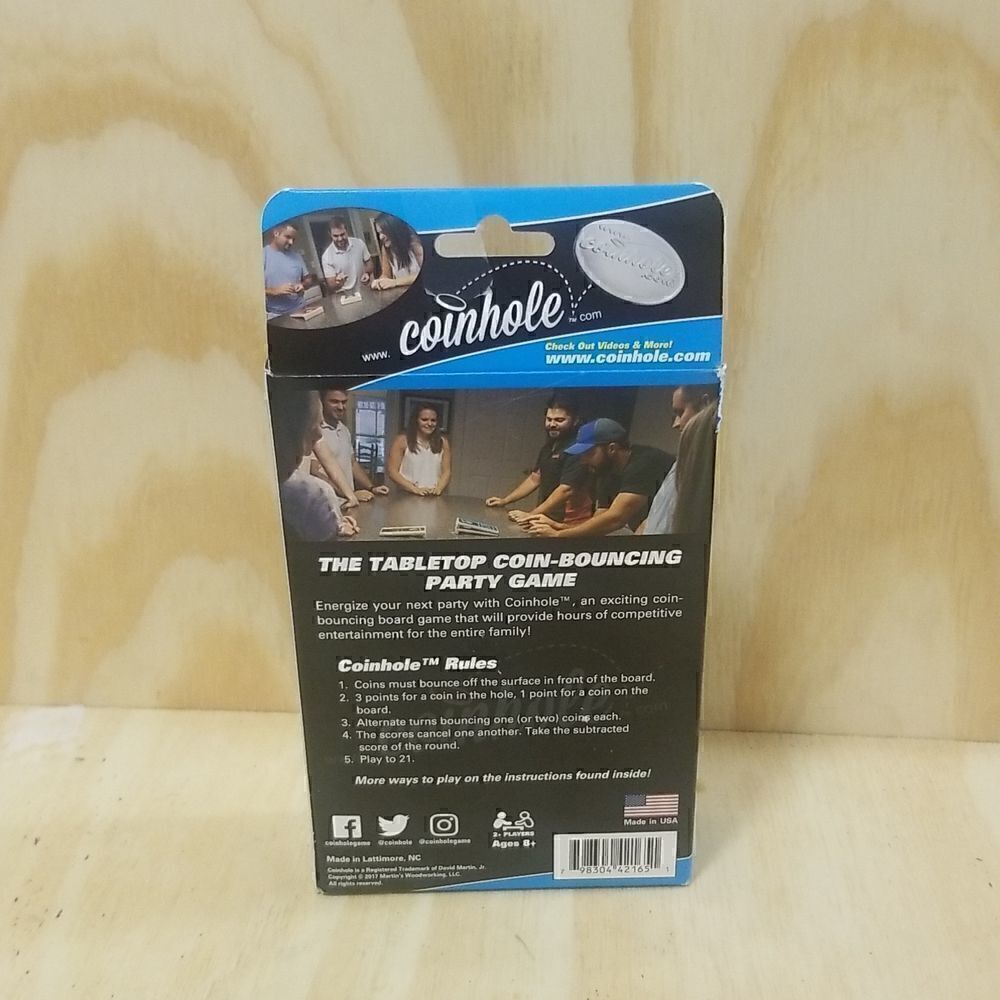 Perdue Boilermakers Table Top Coinhole Game - Picture 4 of 6